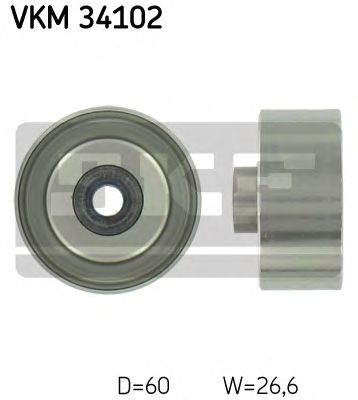 VKM 34102 SKF Ролик модуля натягувача ременя1